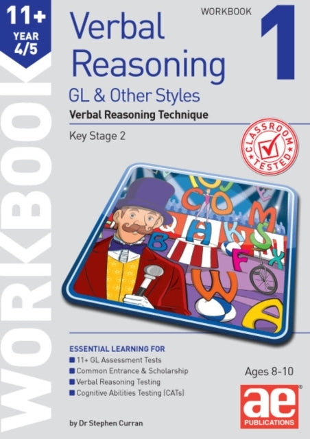 11+ Verbal Reasoning Year 4/5 Gl & Other Styles Workbook 1Ve