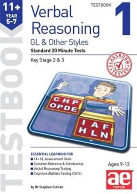 11+ Verbal Reasoning Year 5-7 Gl & Other Styles Testbook 1St