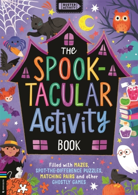 The Spook-Tacular Activity Bookfilled With Mazes Spot-The-D