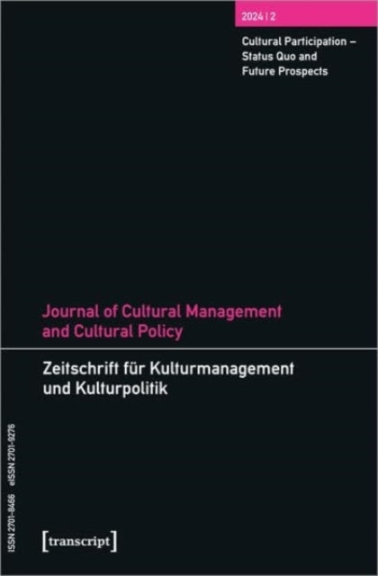 Journal of Cultural Management and Cultural Policy/Zeitschri