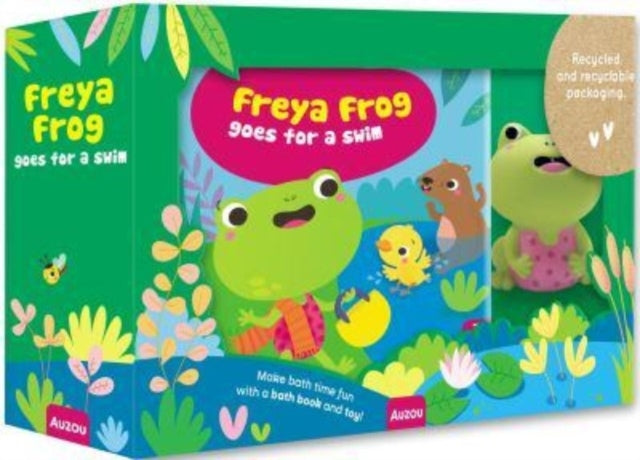 Freya Frog Takes A Bath My First Bath Book & Toy